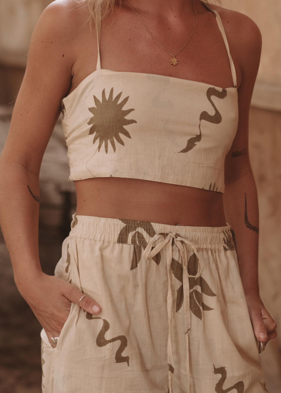 EMITHA TOP CO-ORD | OLI SET SAGE image 5