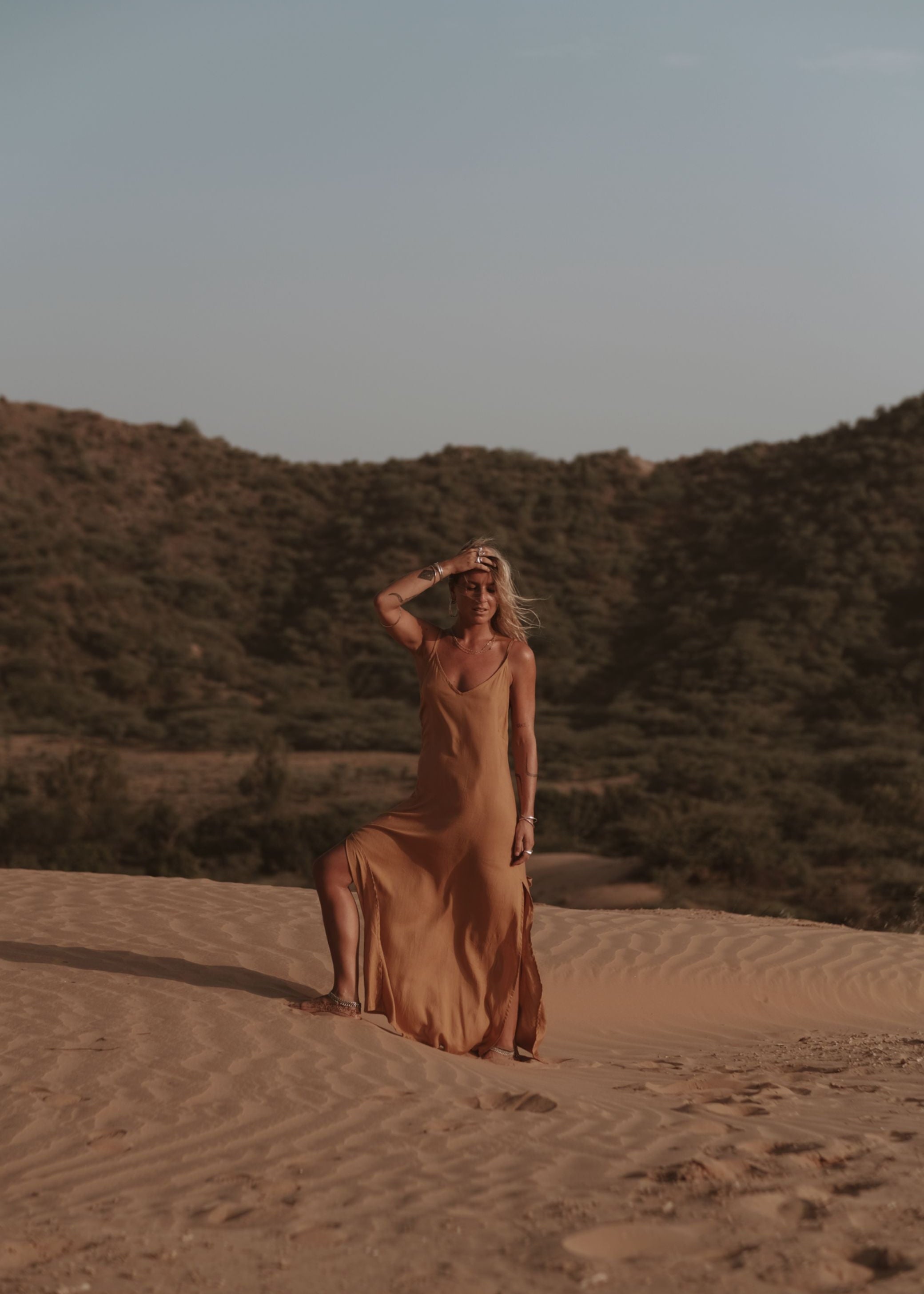 SARIYA DRESS | LIGHT RUST image 1