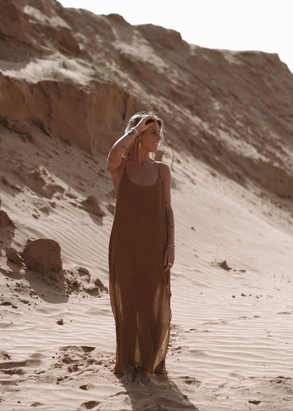 ANAT DRESS | GOLDEN image 5
