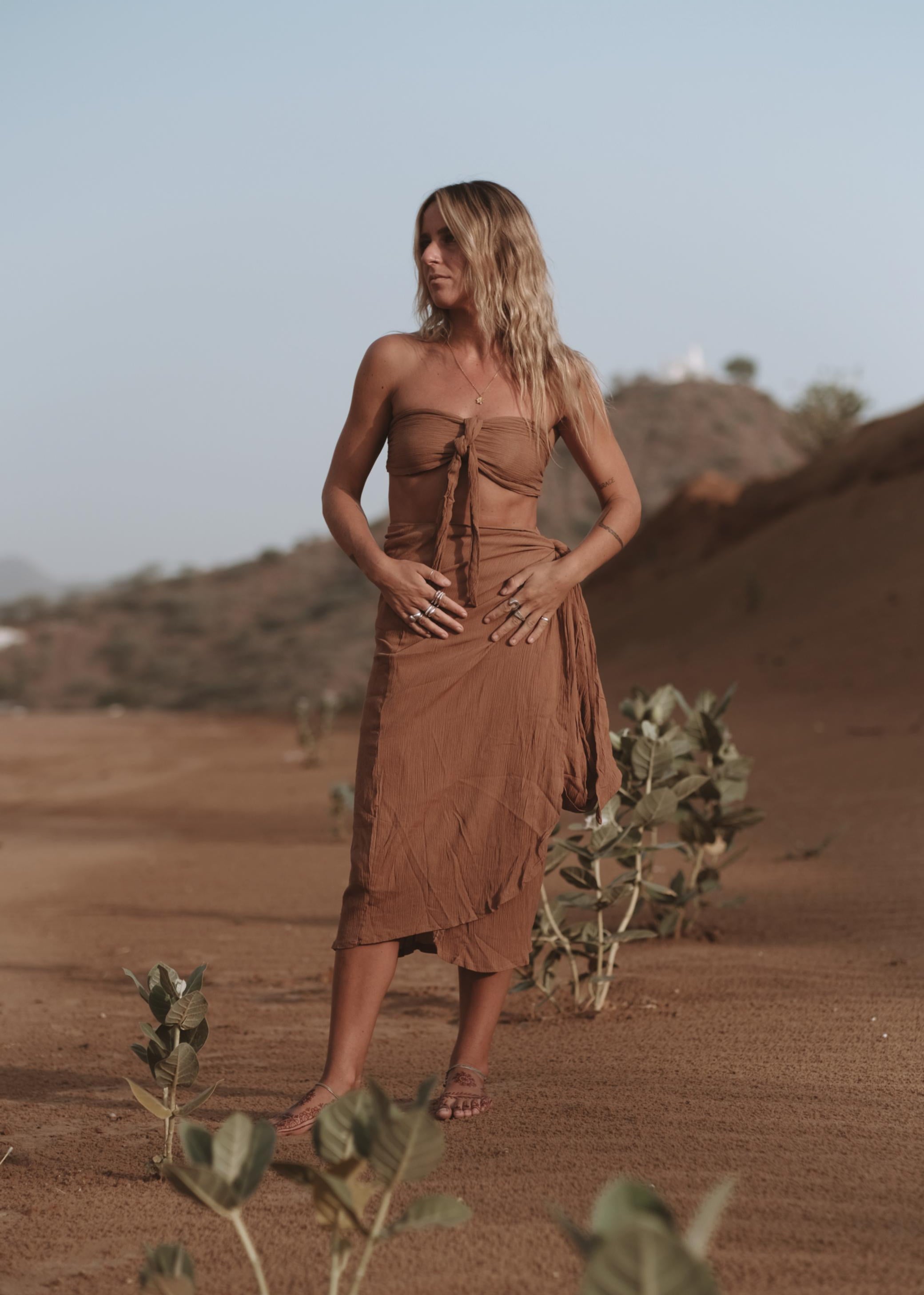 ZHALA CO-ORD | RUST image 3