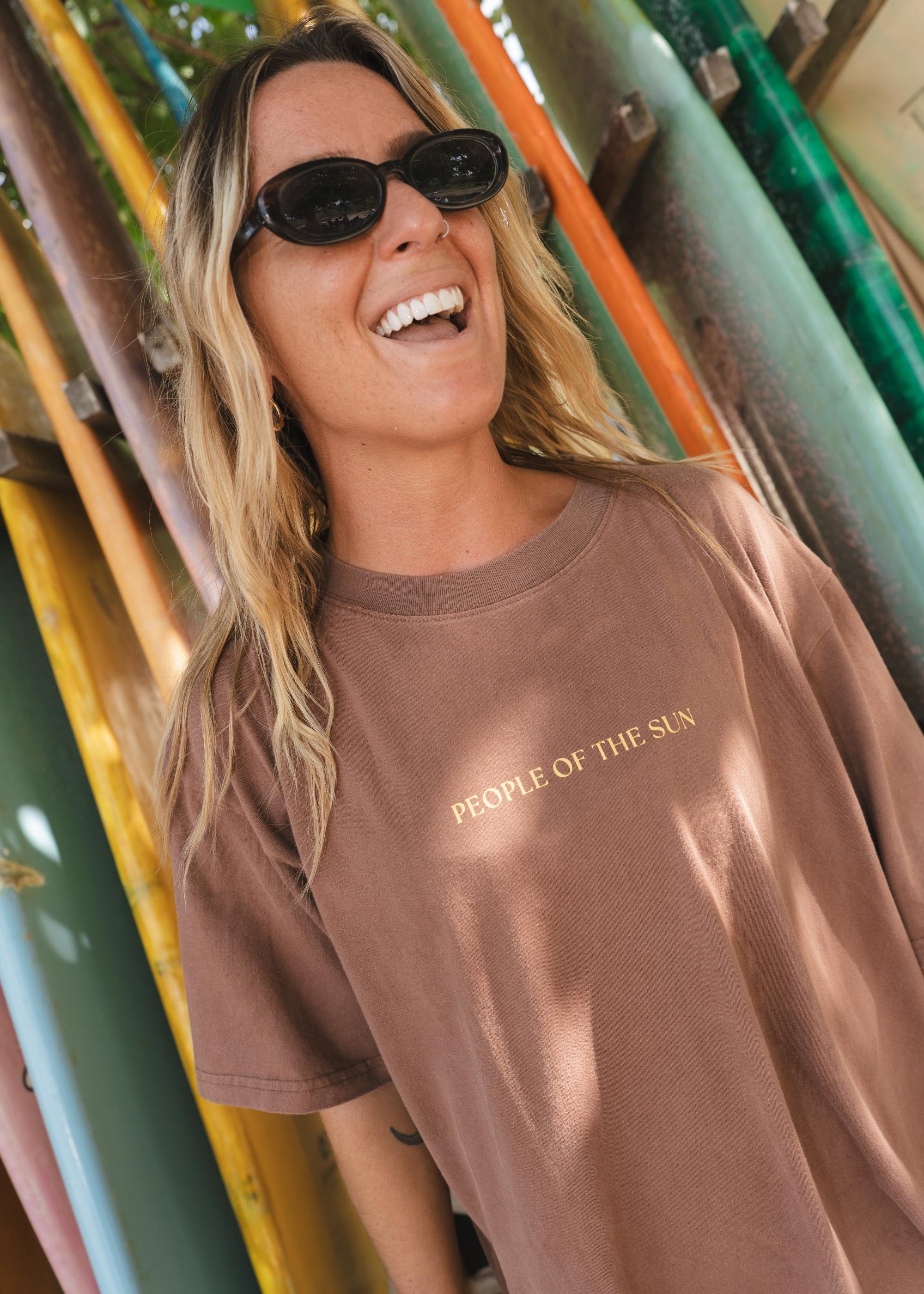 People of the Sun Tee | Washed Cocoa