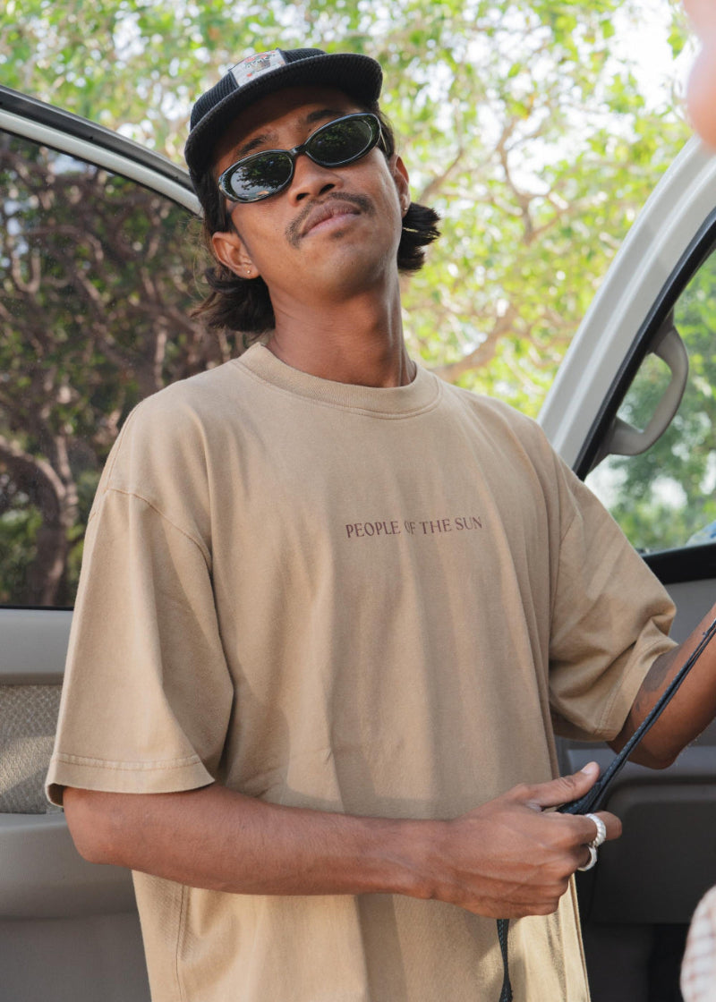 People of the Sun Tee | Washed Tobacco
