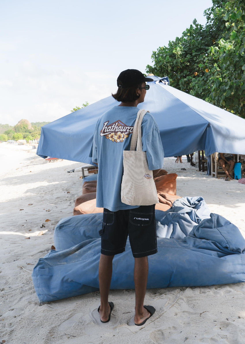 People of the Sun Tee | Washed Blue