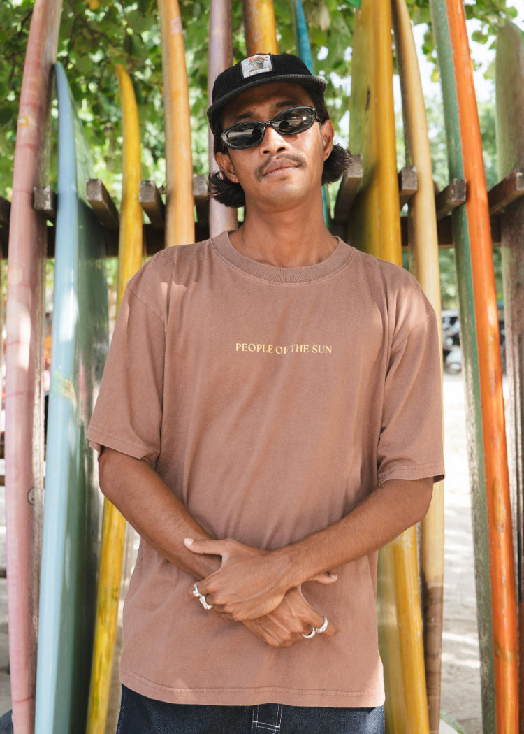 People of the Sun Tee | Washed Cocoa