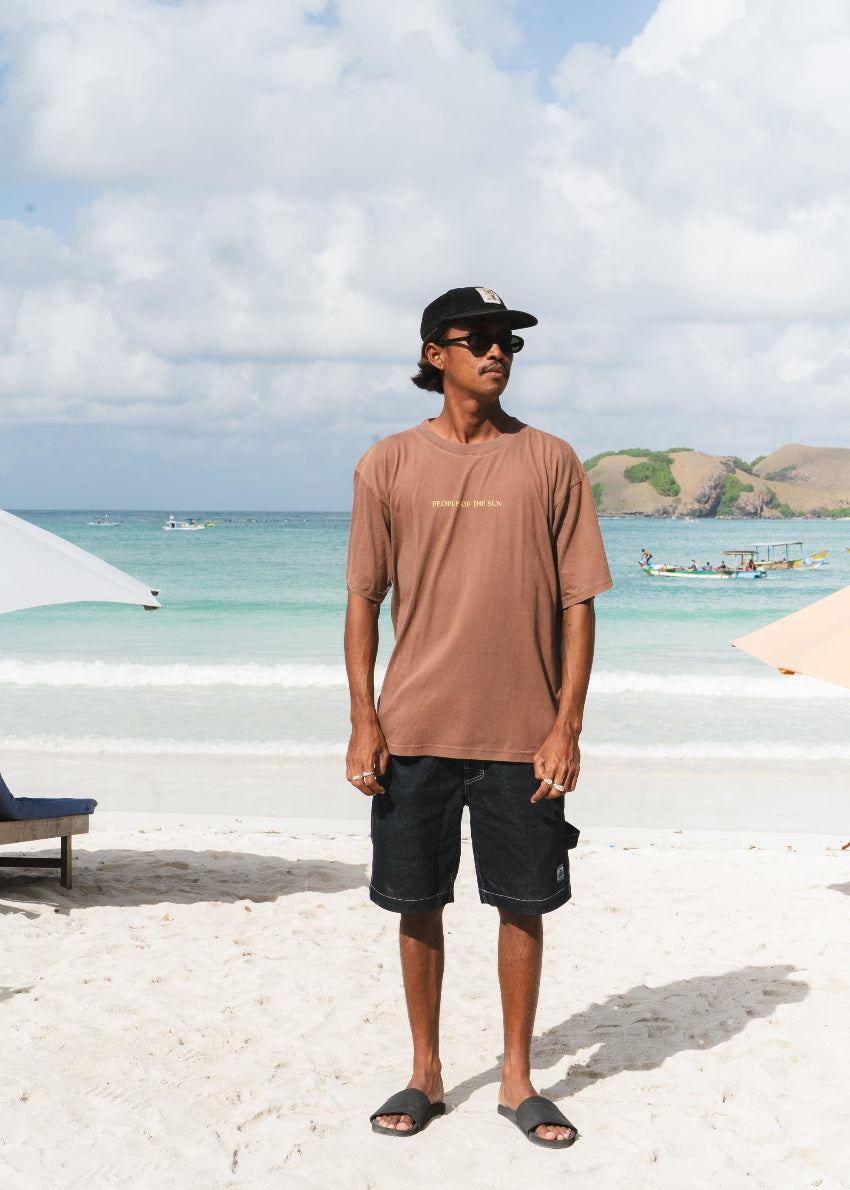 People of the Sun Tee | Washed Cocoa