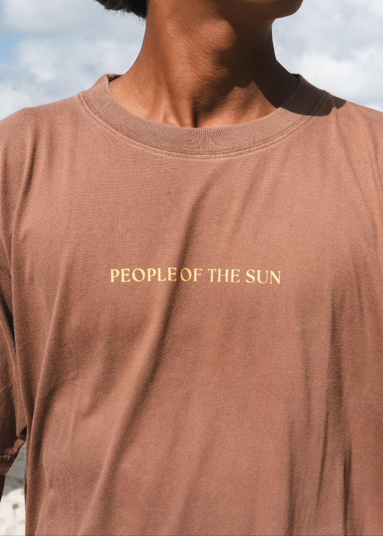 People of the Sun Tee | Washed Cocoa