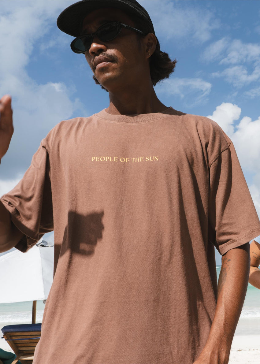 People of the Sun Tee | Washed Cocoa
