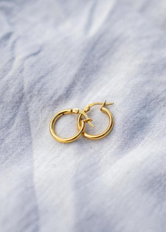 WILDFLOWER HOOPS | GOLD image 5