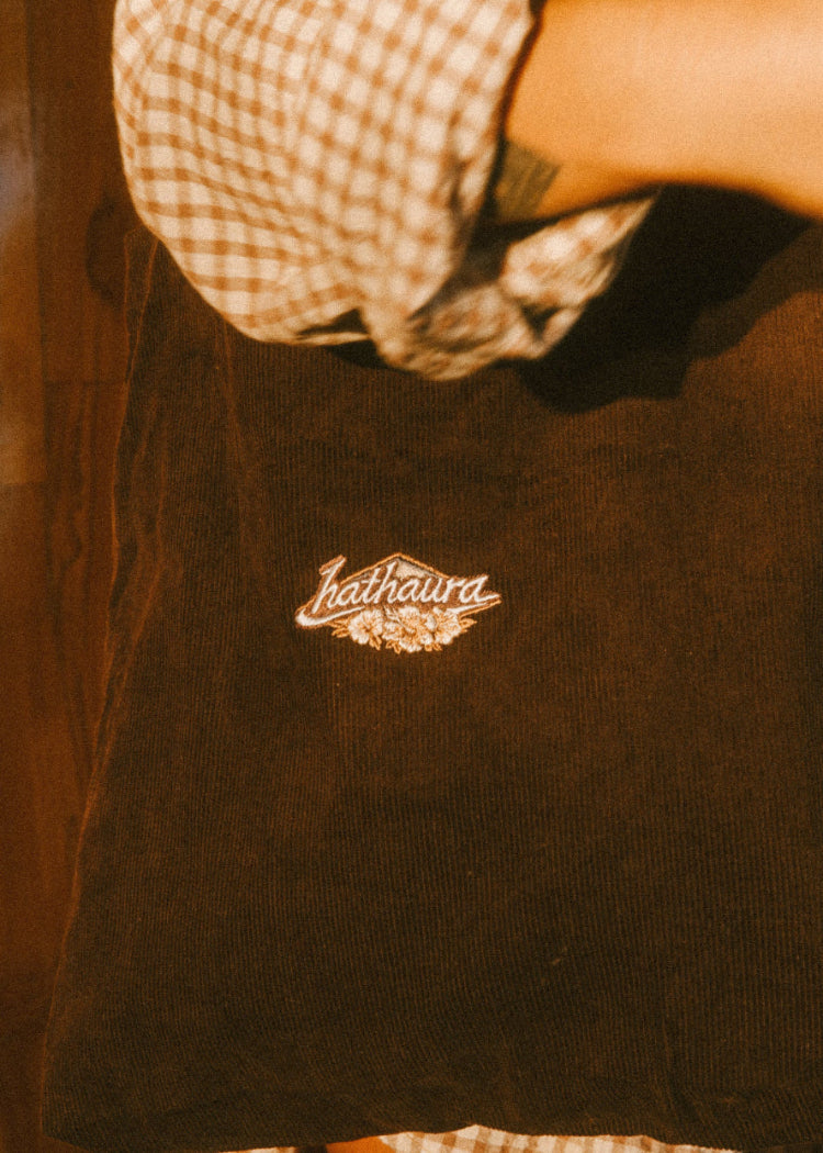 Tote Bag | Corduroy Brown