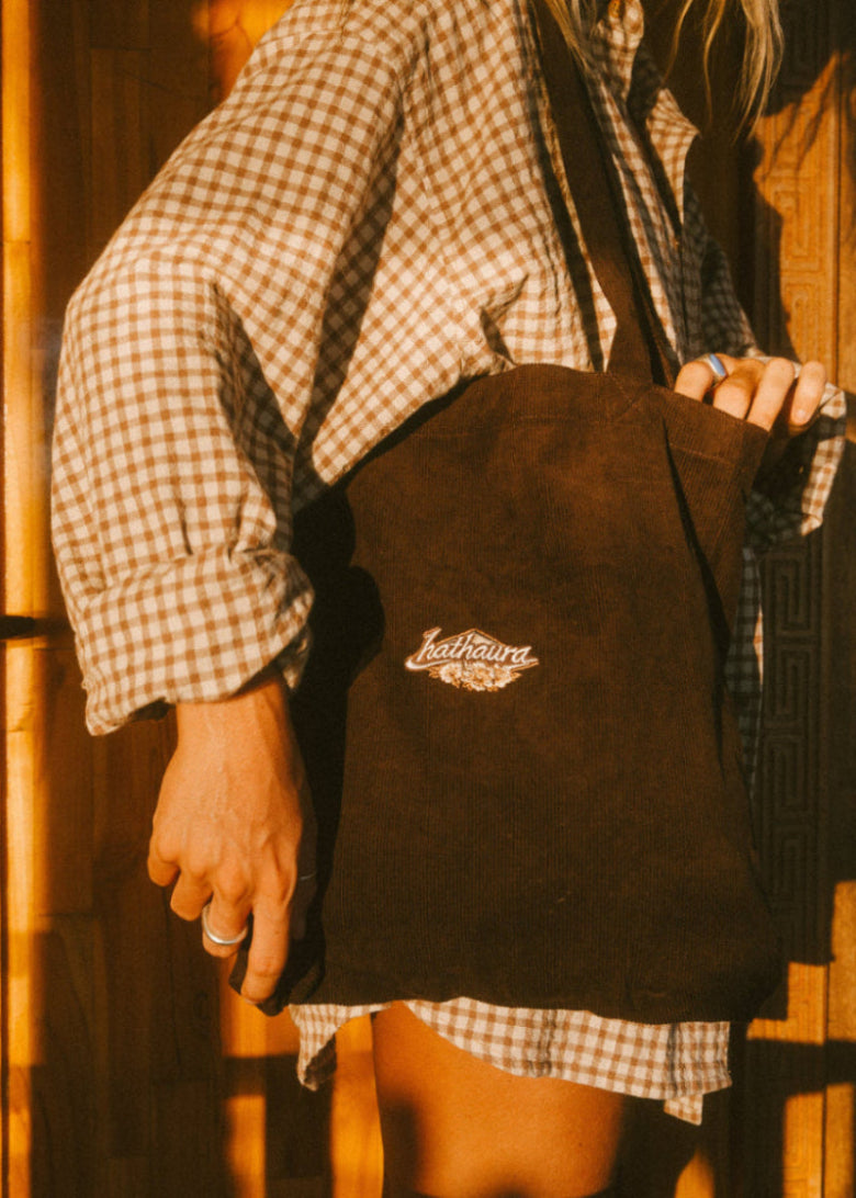 Tote Bag | Corduroy Brown