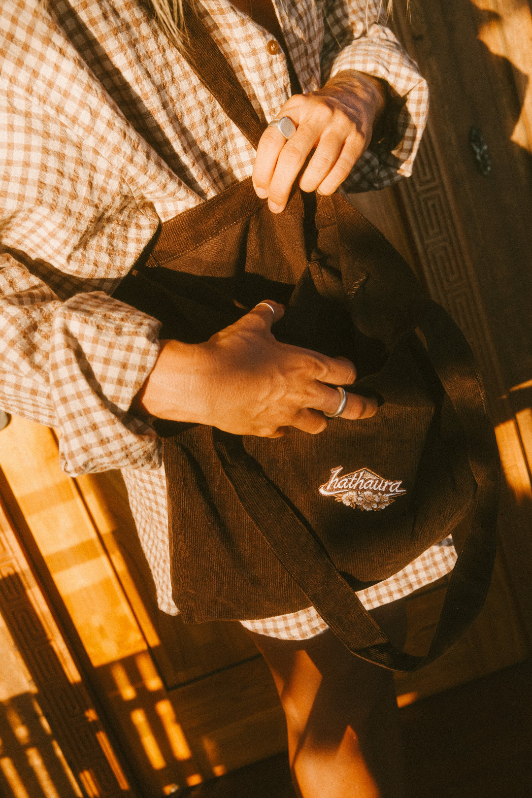 Tote Bag | Corduroy Brown