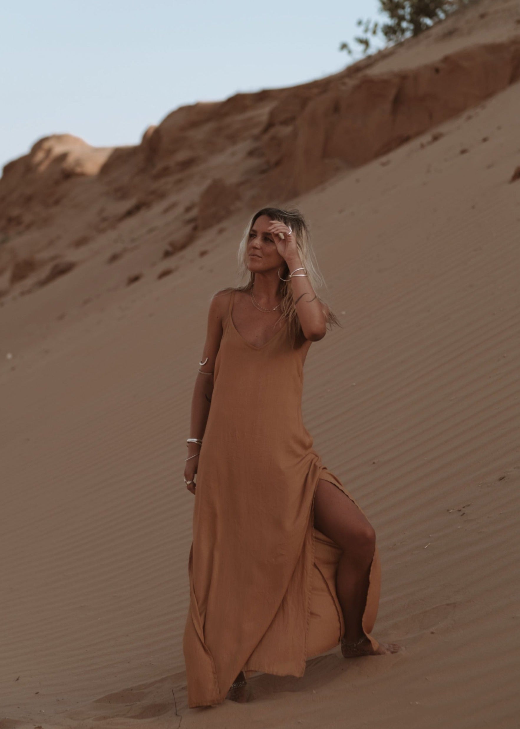 SARIYA DRESS | LIGHT RUST image 6