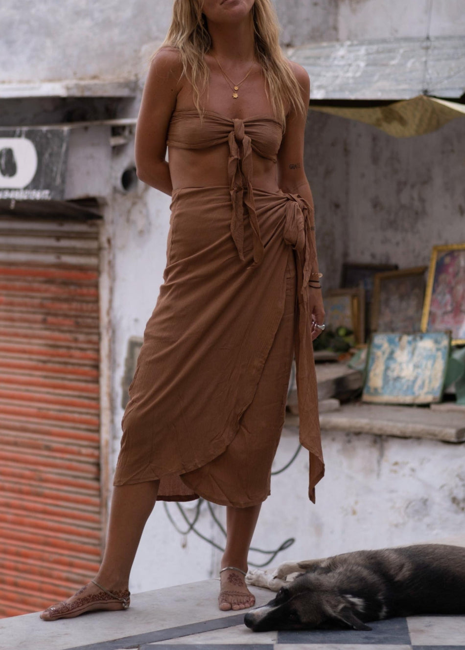 ZHALA CO-ORD | RUST image 0