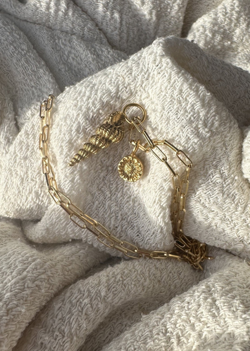 WILDFLOWER PENDANT | GOLD image 3