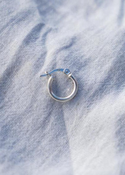 WILDFLOWER HOOPS | STERLING SILVER image 4