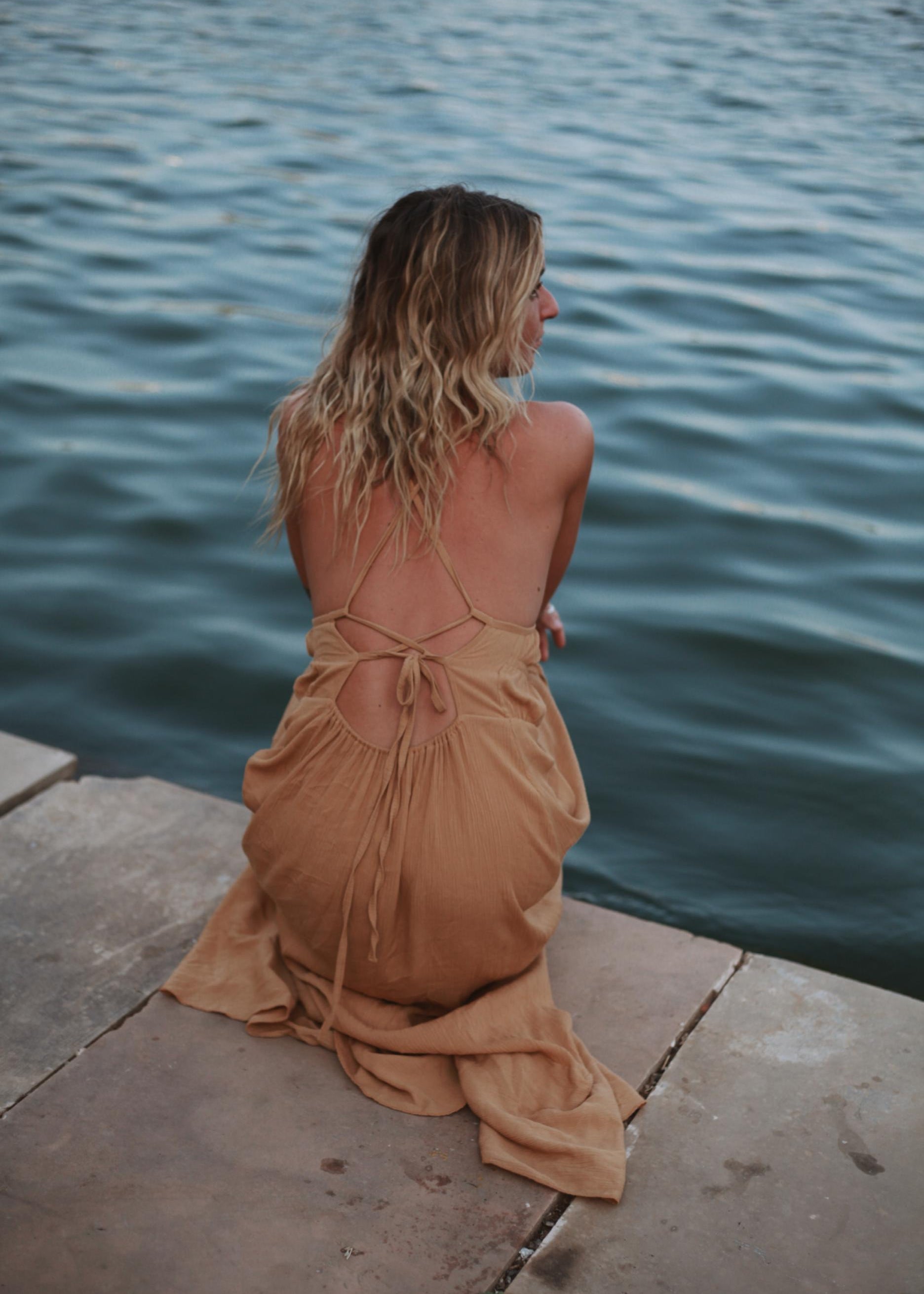 SIERRA DRESS | GOLD image 9