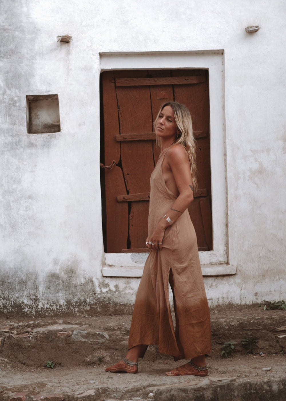SARIYA DRESS | RUST OMBRE image 2