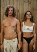 HAWAIIAN FLOWER CROP TOP image 0