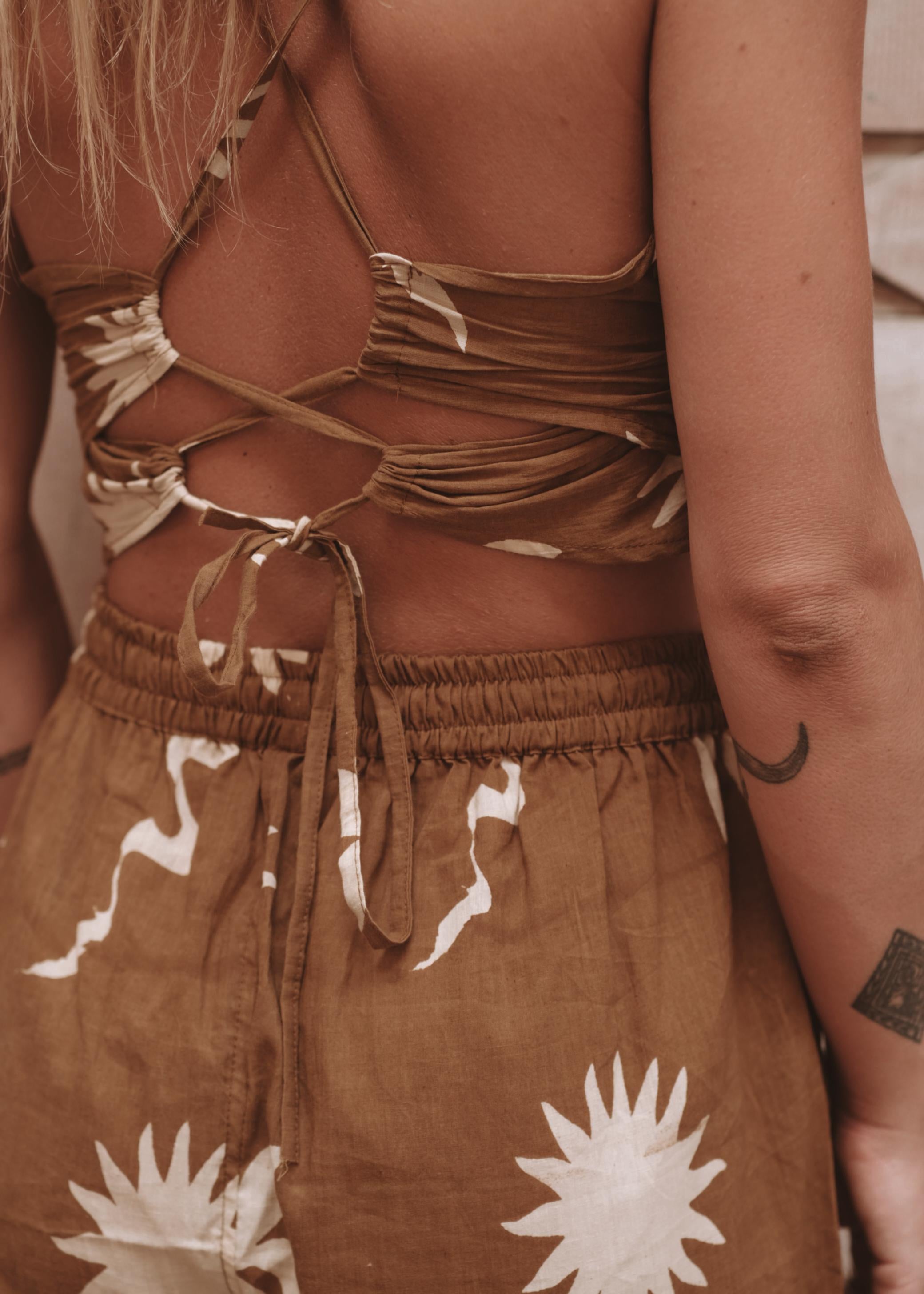EMITHA TOP | OLI RUST PRINT image 0