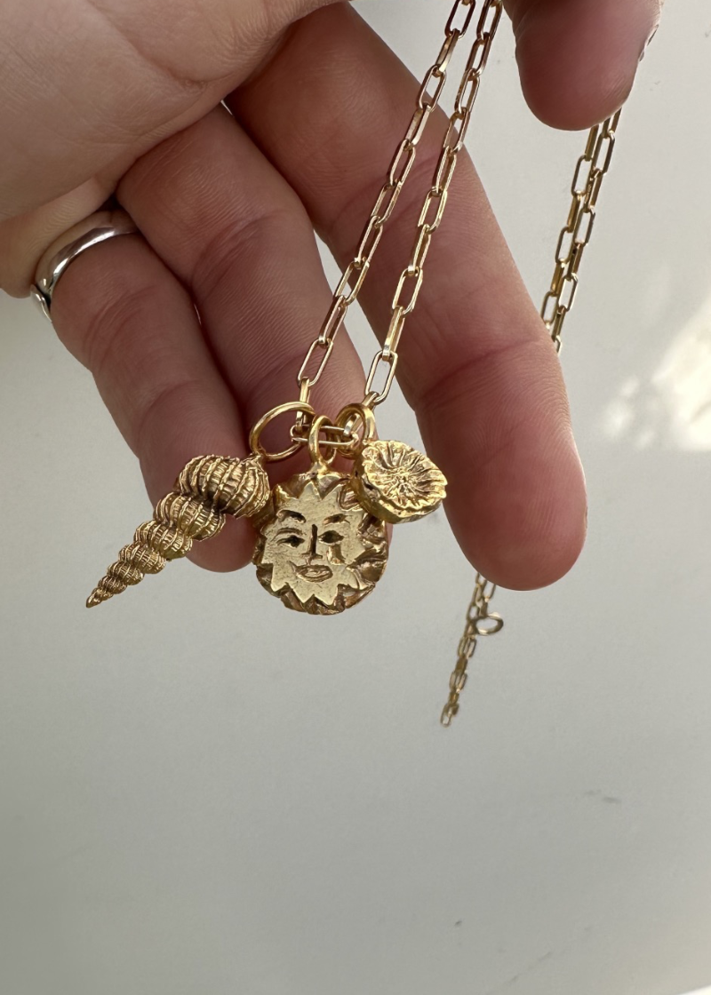 WILDFLOWER PENDANT | GOLD image 8