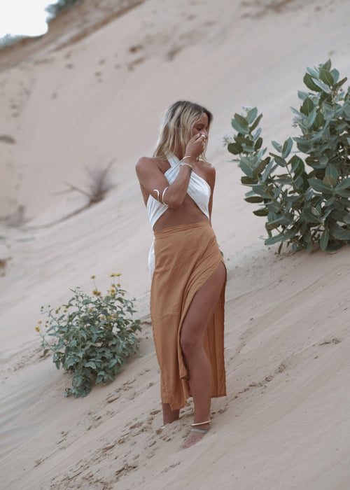 ALMA SKIRT | LIGHT RUST image 0