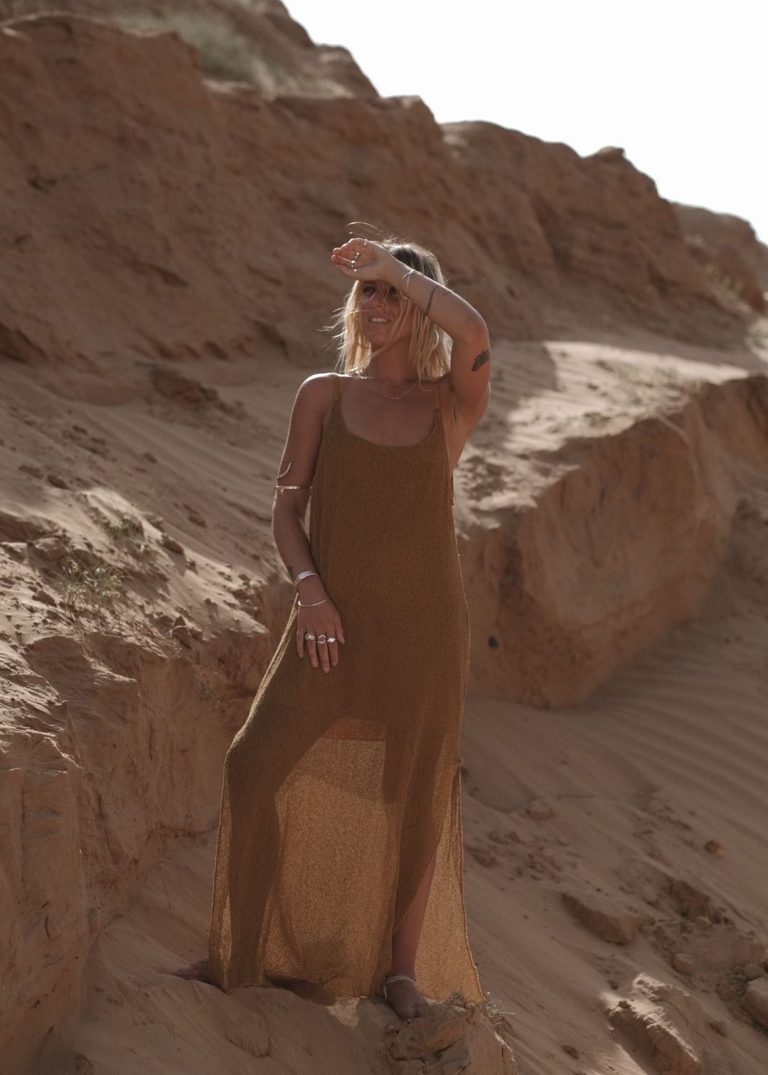 ANAT DRESS | GOLDEN image 10