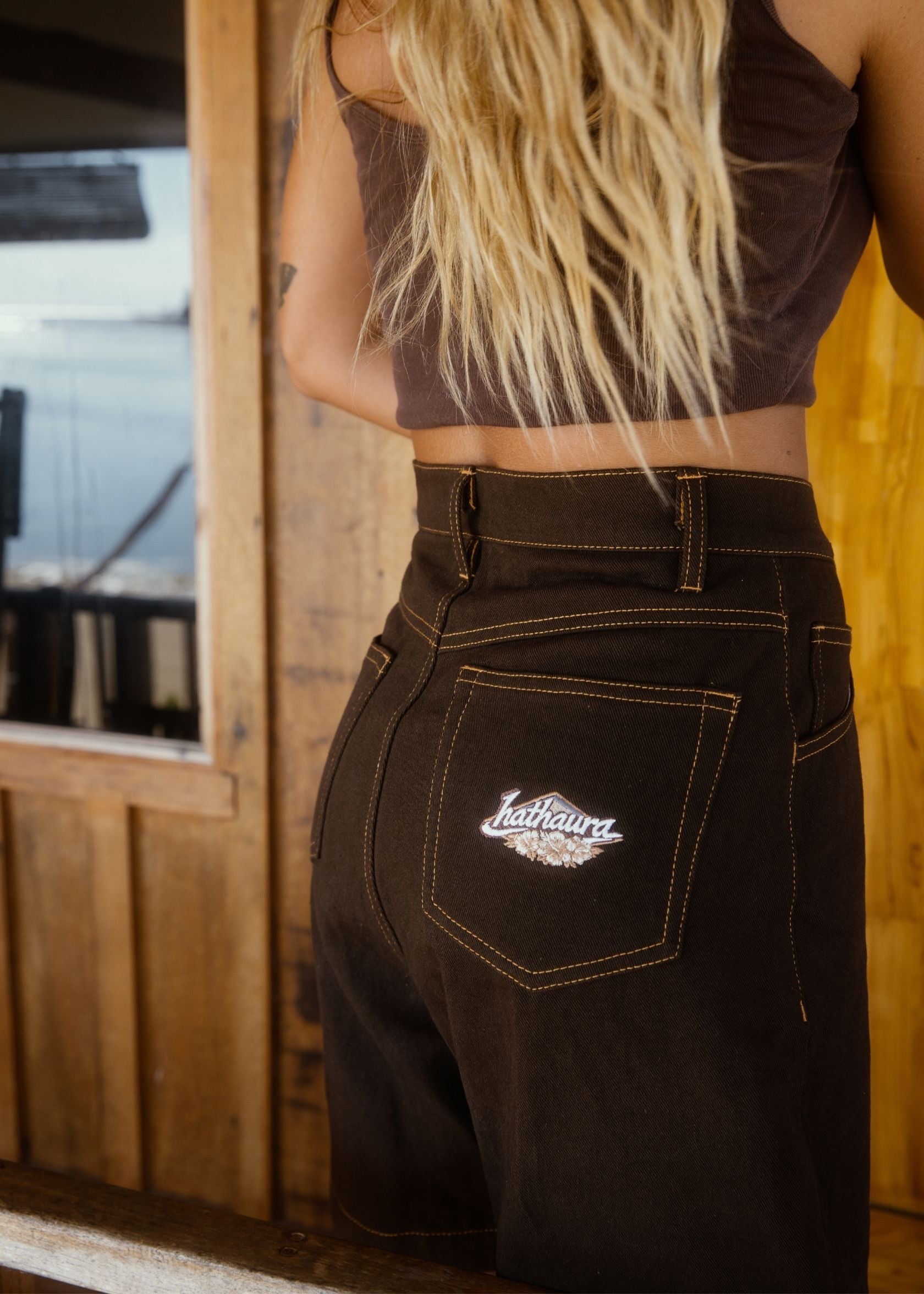 Denny Shorts | Brown Denim
