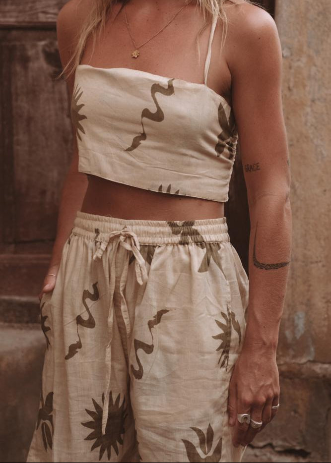 EMITHA TOP CO-ORD | OLI SET SAGE image 1