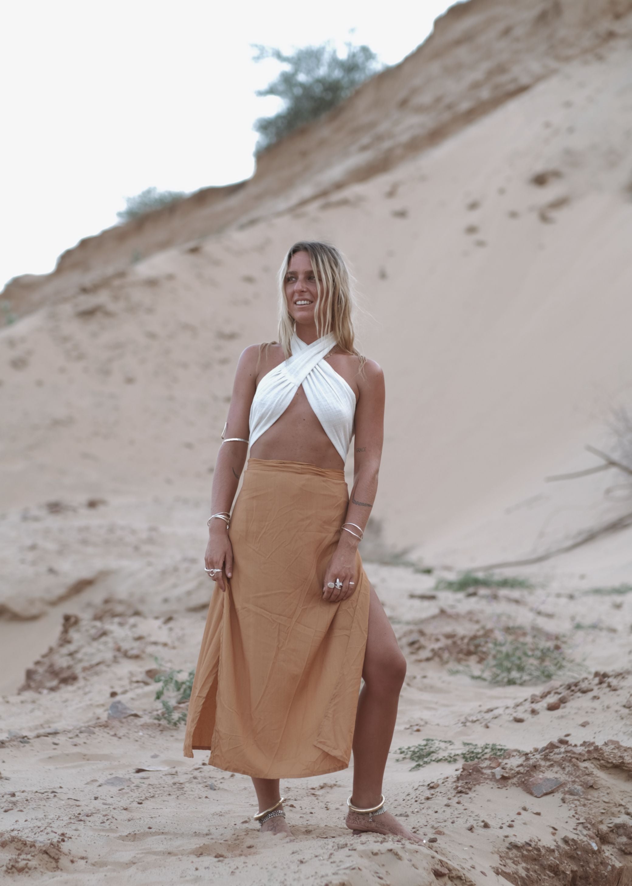 ALMA SKIRT | LIGHT RUST image 5