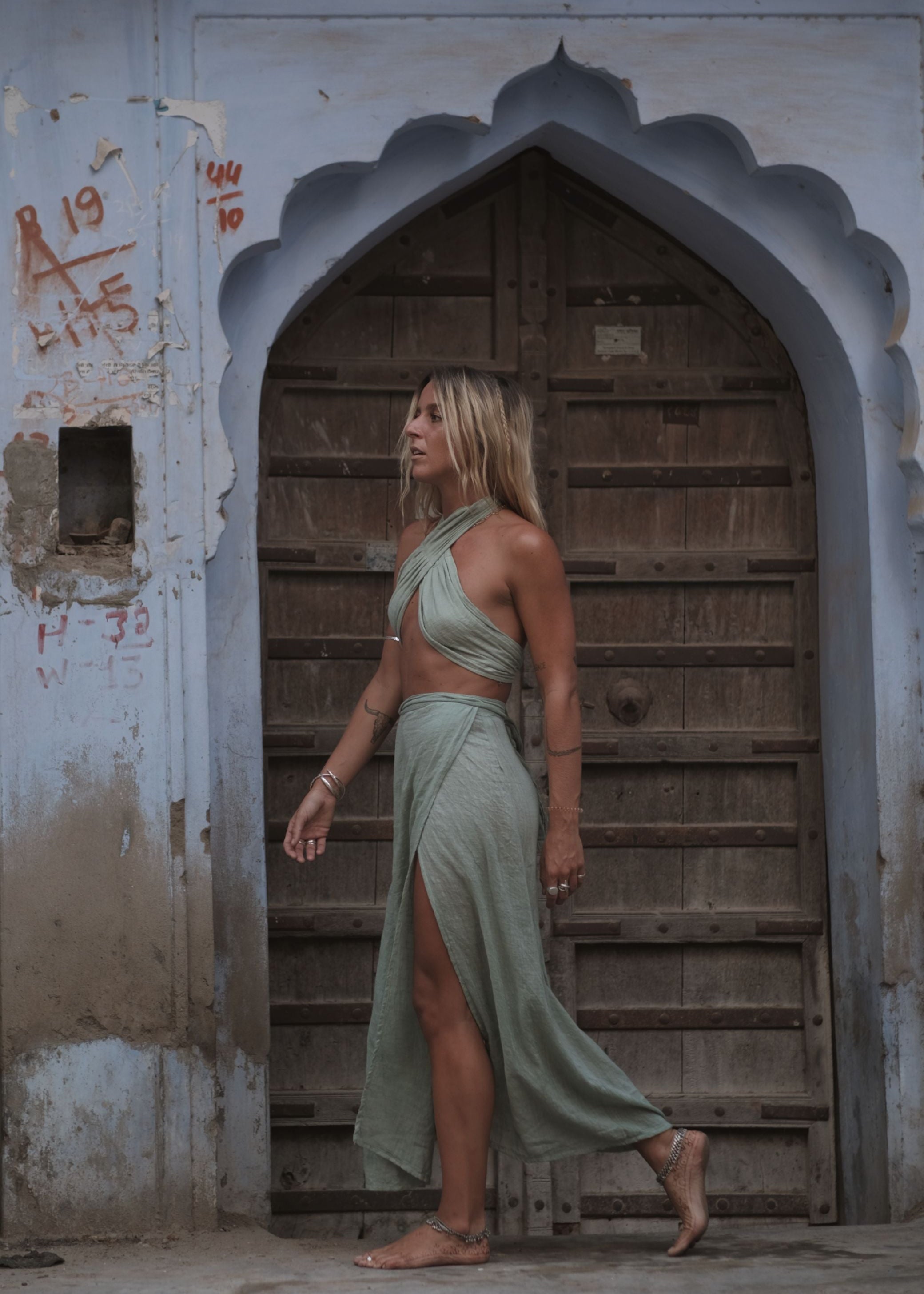 ISLA TOP | GREEK BLUE image 1