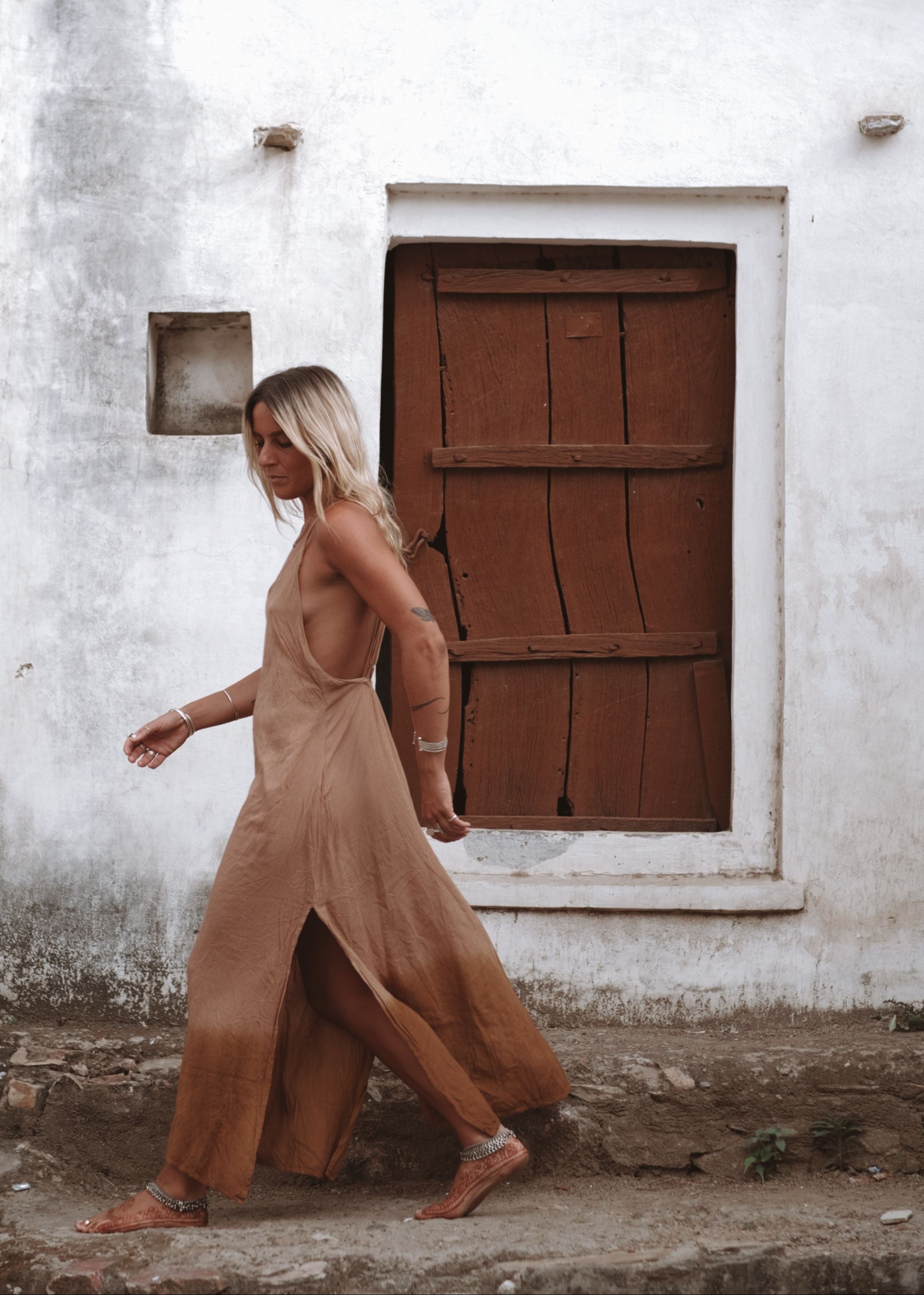 SARIYA DRESS | RUST OMBRE image 3