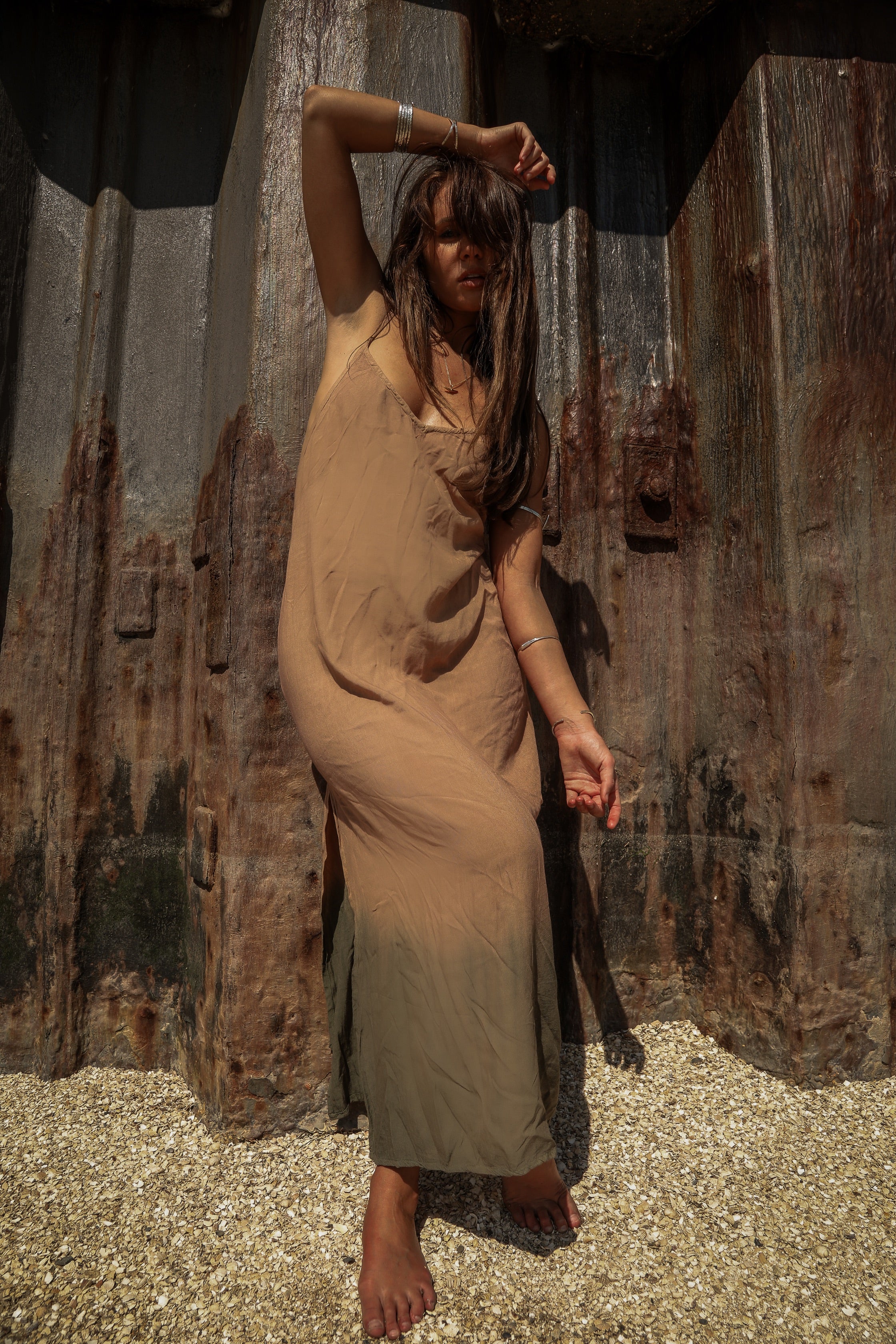 SARIYA DRESS | GREEN OMBRE image 1