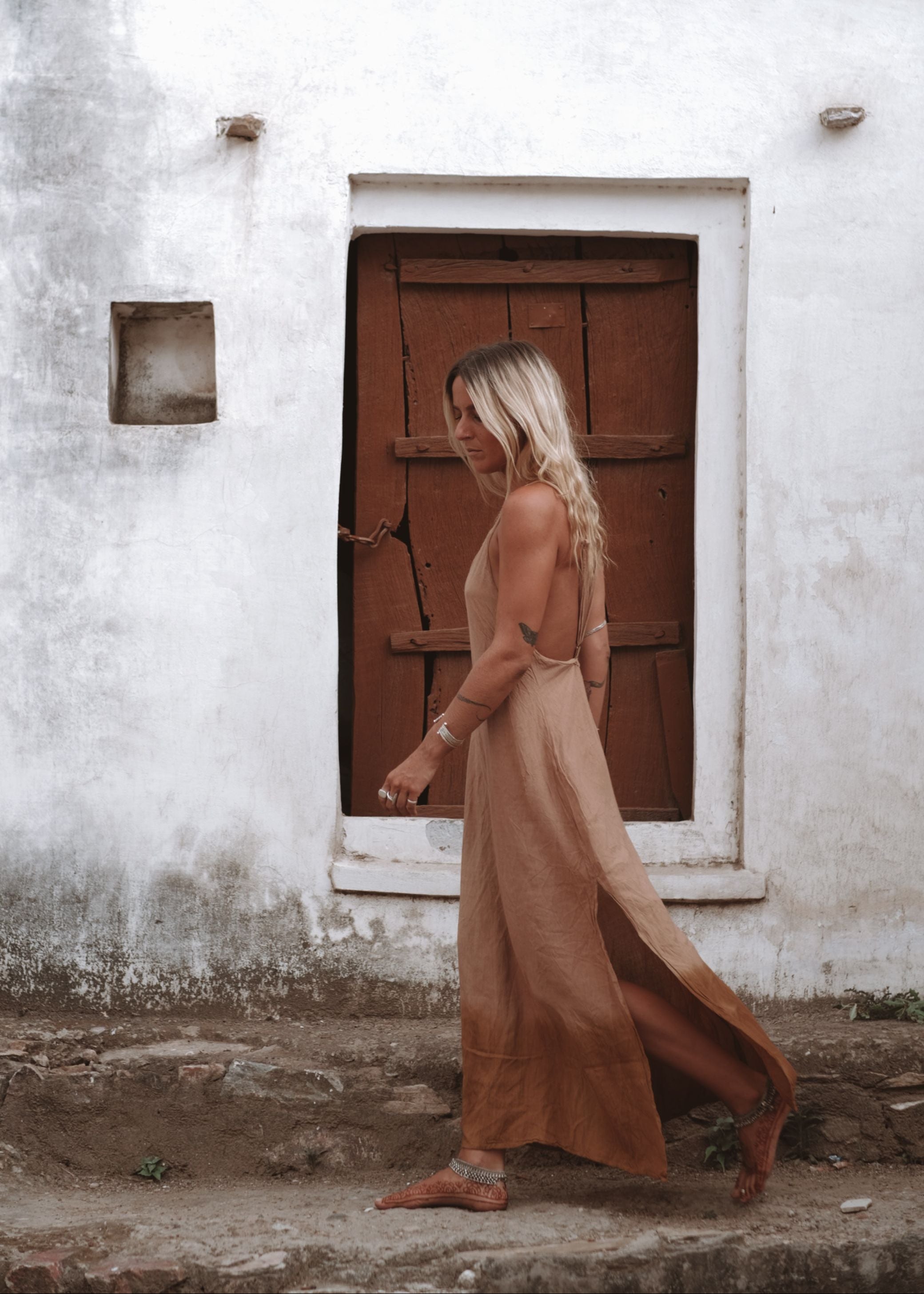 SARIYA DRESS | RUST OMBRE image 5