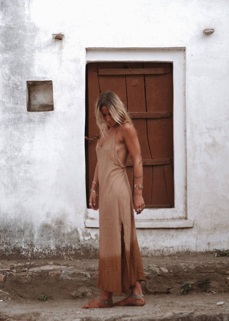 SARIYA DRESS | RUST OMBRE image 7