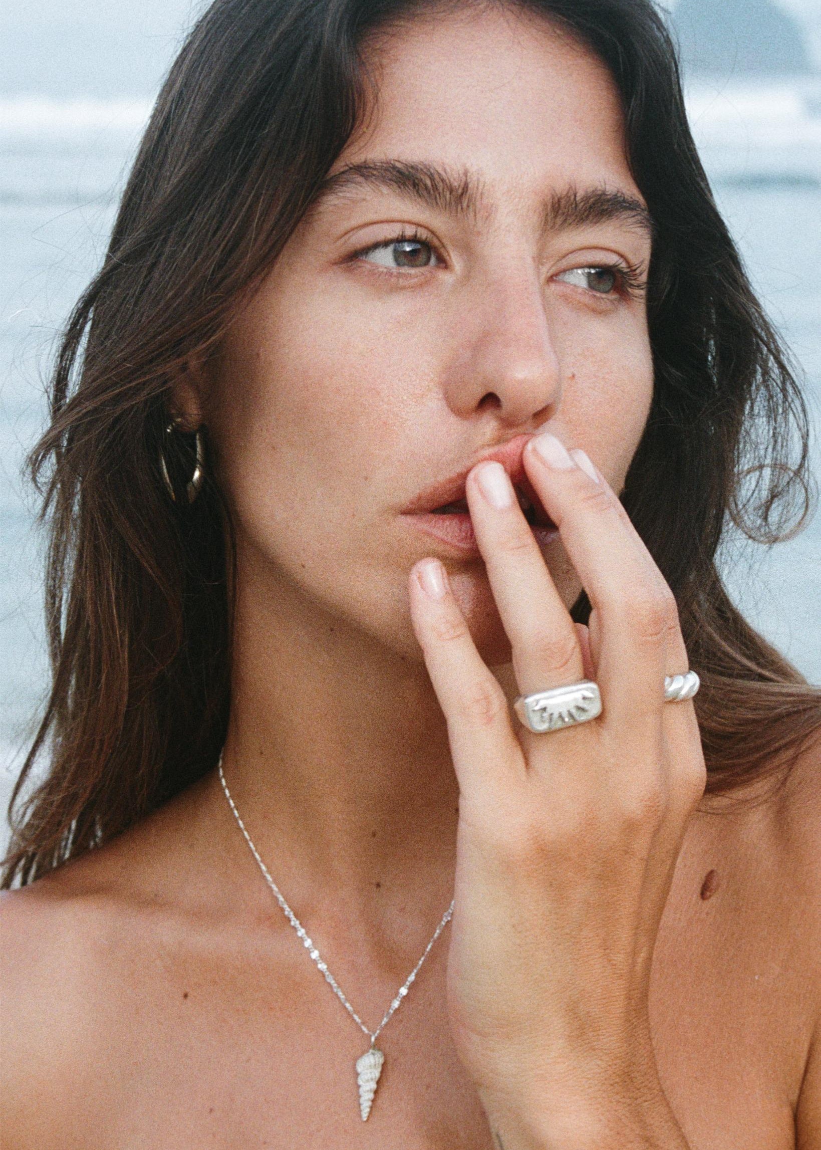 SUNRISE SIGNET | SILVER image 1