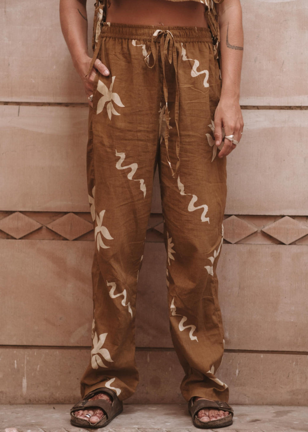 OLI PANT | RUST PRINT image 0