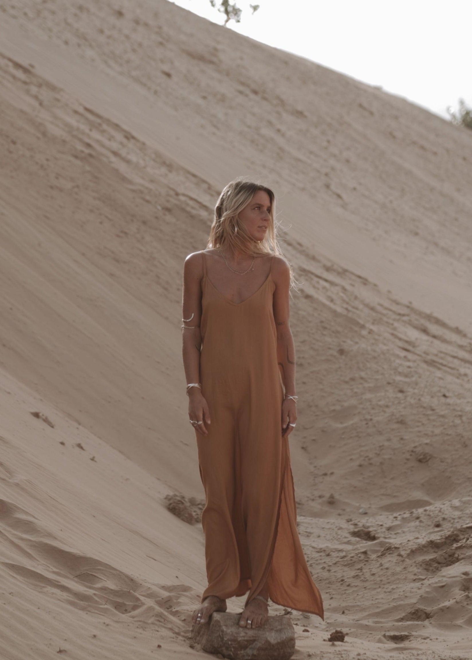 SARIYA DRESS | LIGHT RUST image 0