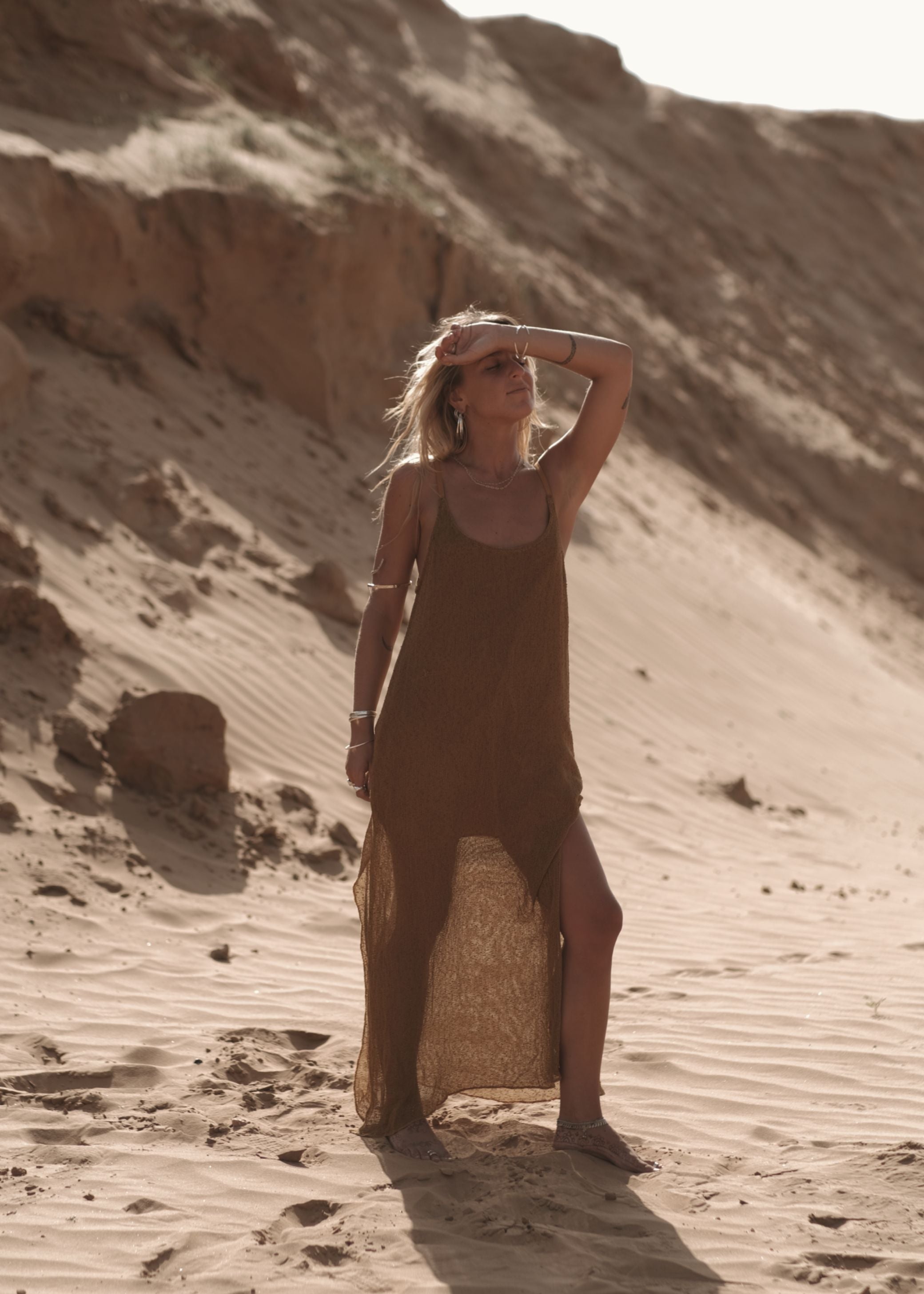ANAT DRESS | GOLDEN image 2