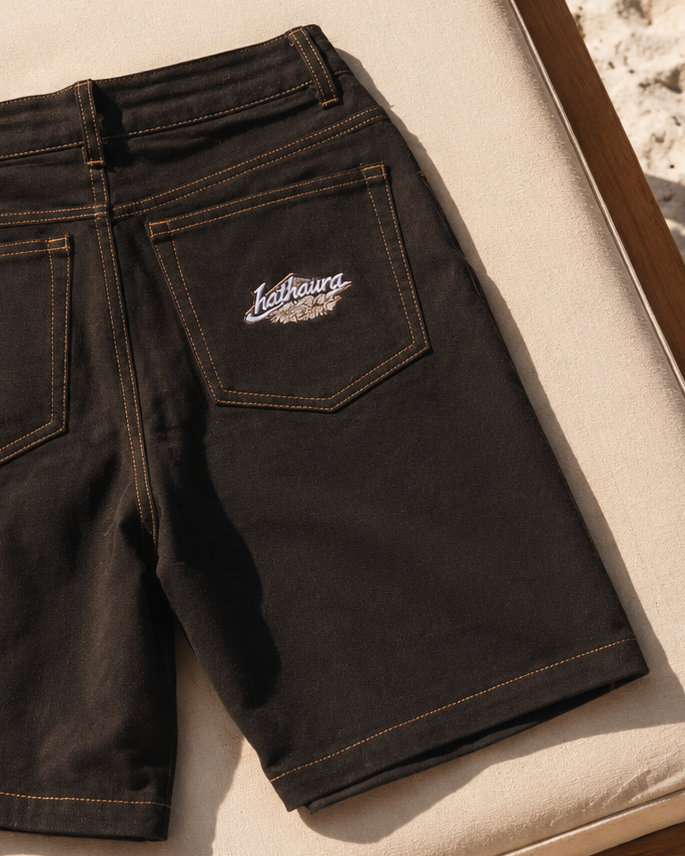 Denny Shorts | Brown Denim