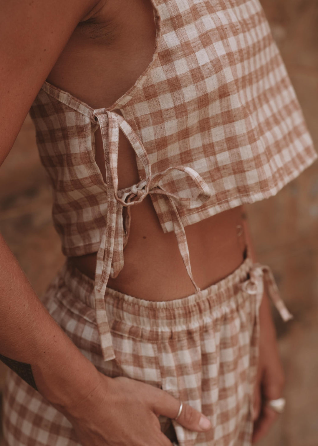 OSTRIA TOP | GINGHAM CHECK image 3