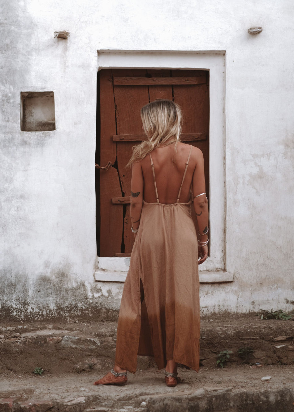 SARIYA DRESS | RUST OMBRE image 0