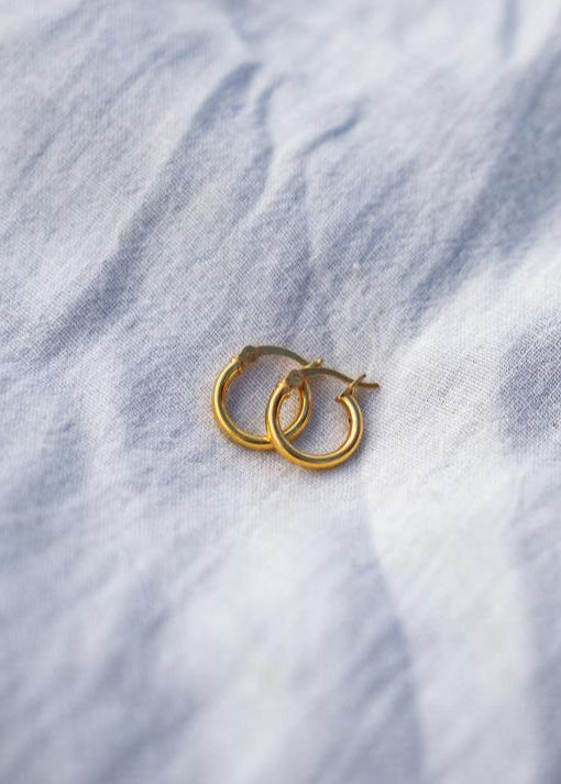 WILDFLOWER HOOPS | GOLD image 4