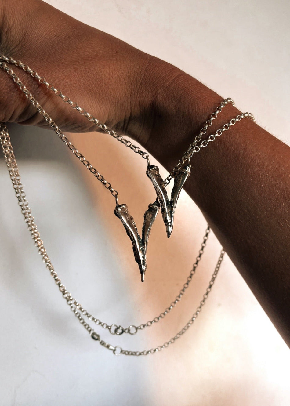 LIZARD BONE NECKLACE image 1
